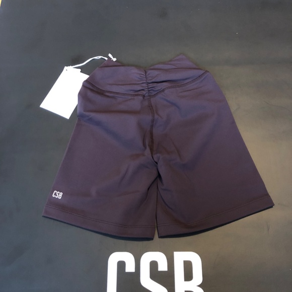 CROP SHOP BOUTIQUE FORM GATHER WAIST SHORTS 5" - Picture 3 of 4